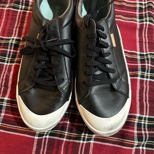 Dr. Scholl's Black and White Women's Sneakers - 10 WIDE